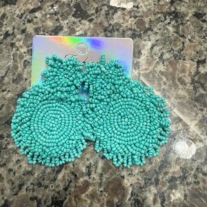 Turquoise Beaded Earrings